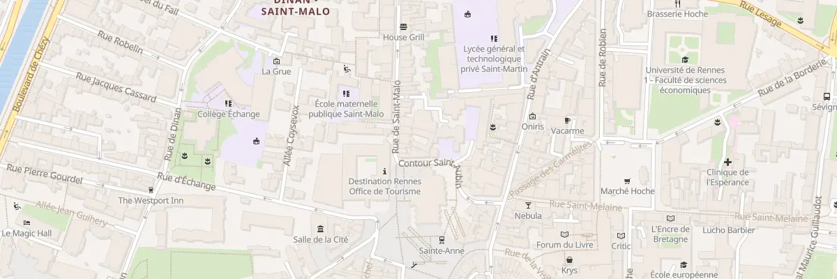Plan du 6 Rue de Saint-Malo à Rennes