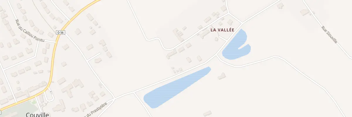 Plan du 13 Village la Vallee à Couville