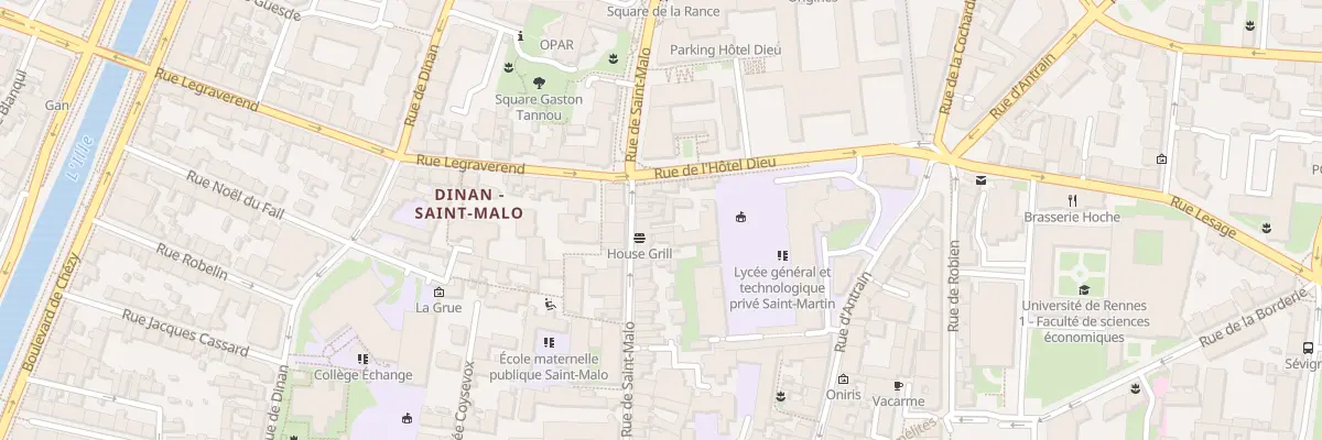 Plan du 54 Rue de Saint-Malo à Rennes