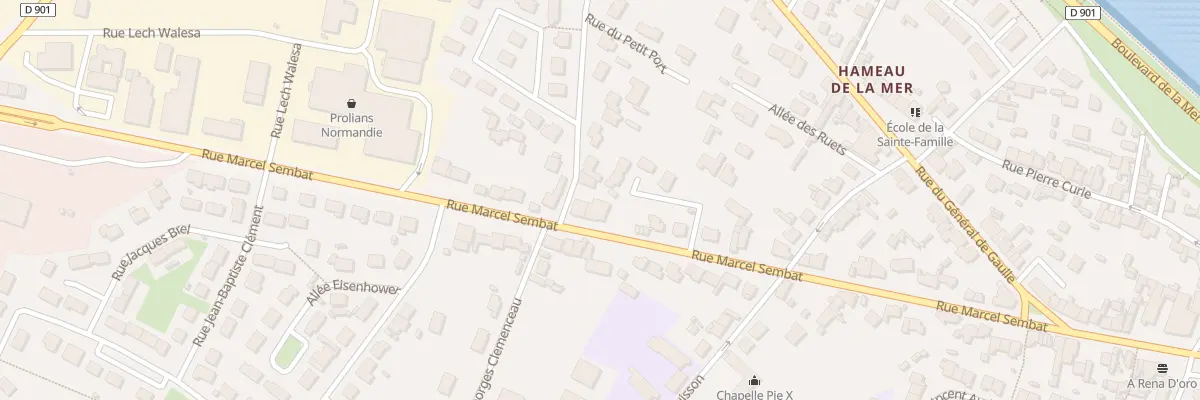 Plan du 52 Rue Marcel Sembat à Cherbourg-en-Cotentin