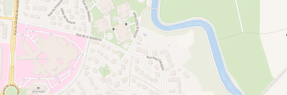 Plan du 1 Rue Paul Gauguin à Saint-Grégoire