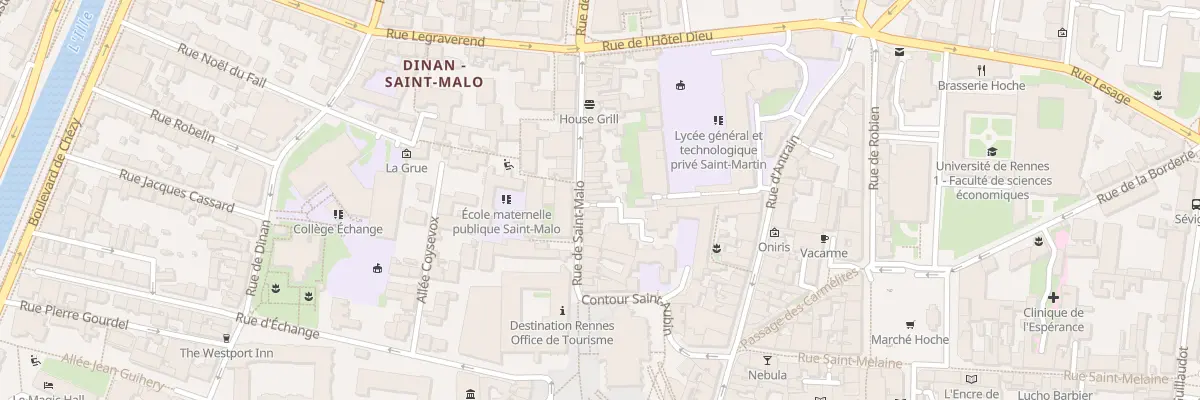 Plan du 20 Rue de Saint-Malo à Rennes