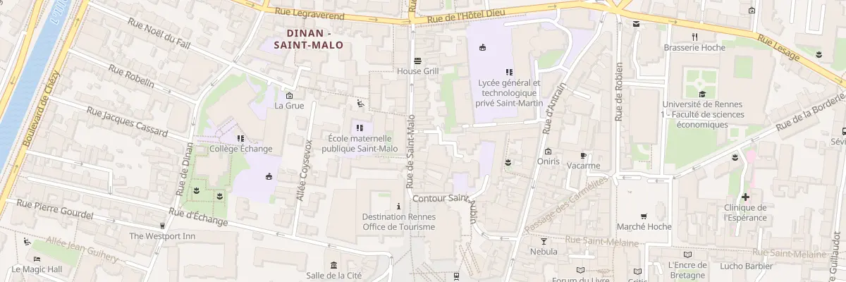 Plan du 14 Rue de Saint-Malo à Rennes