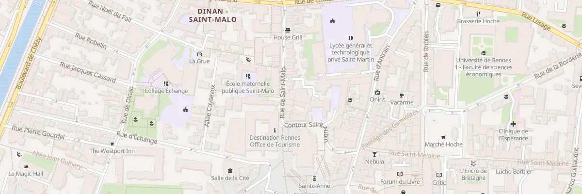 Plan du 10 Rue de Saint-Malo à Rennes