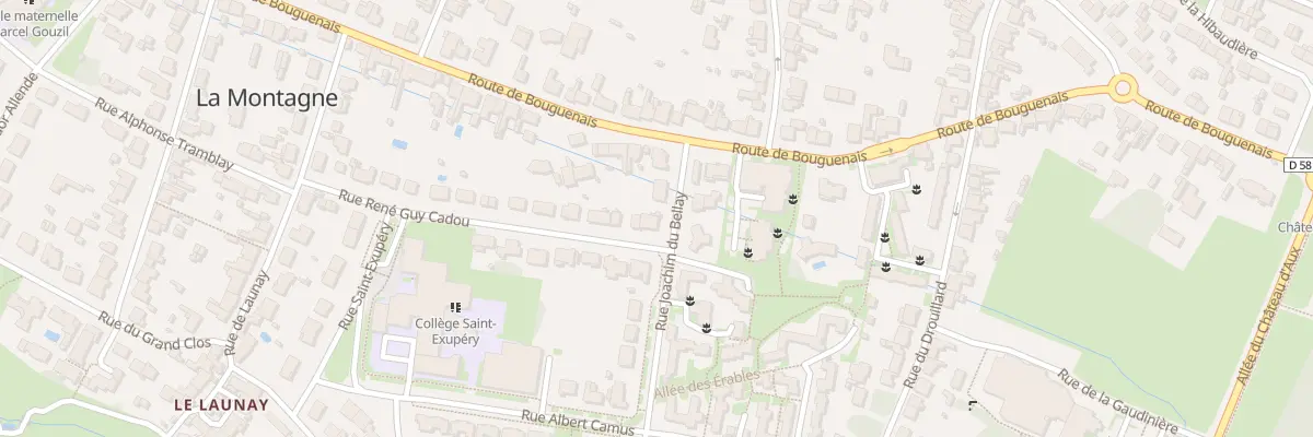 Plan du 2 Rue René Guy Cadou à La Montagne