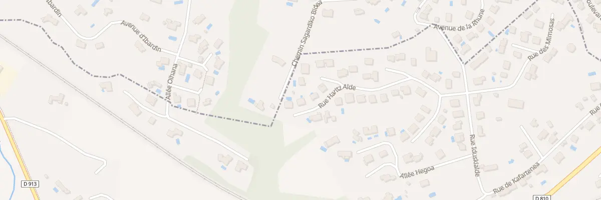 Plan du 22 Rue Haritz Alde à Urrugne