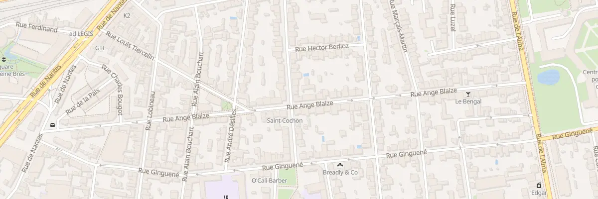 Plan du 31 Rue Etienne Dolet à Rennes