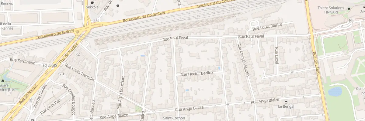 Plan du 9 Rue Etienne Dolet à Rennes
