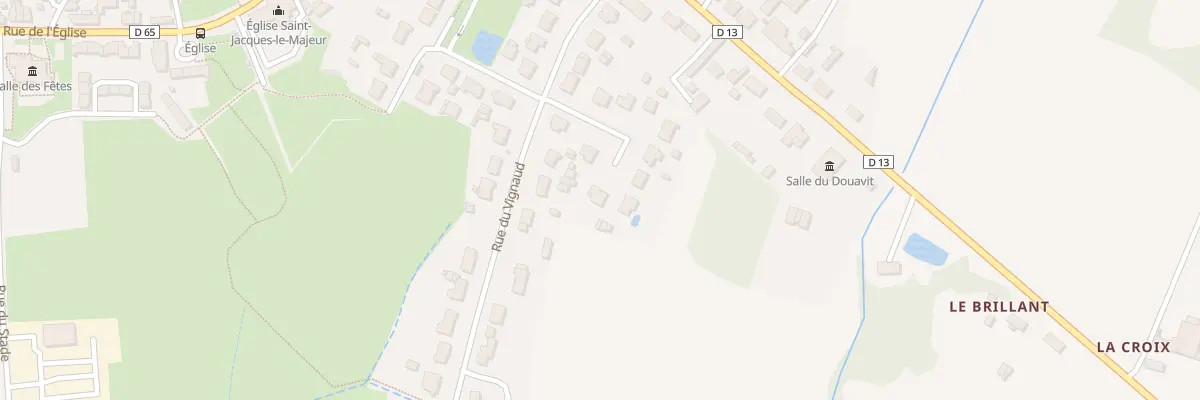 Plan du 9 Rue des Aubépines à Touvois