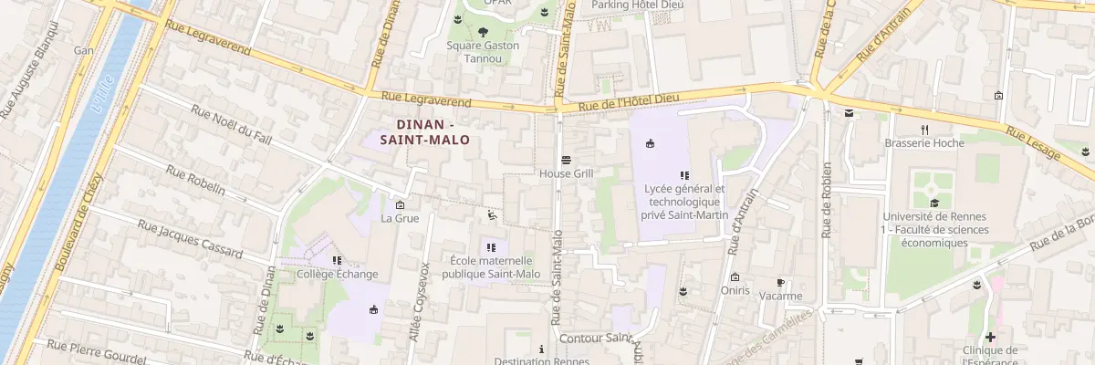 Plan du 15 Rue de Saint-Malo à Rennes