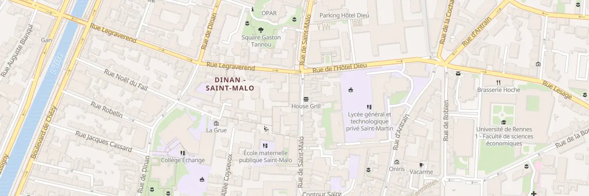 Plan du 21 Rue de Saint-Malo à Rennes