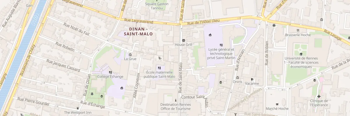 Plan du 11 Rue de Saint-Malo à Rennes