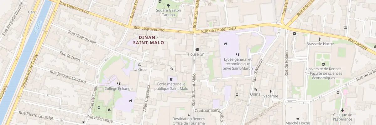 Plan du 13 Rue de Saint-Malo à Rennes