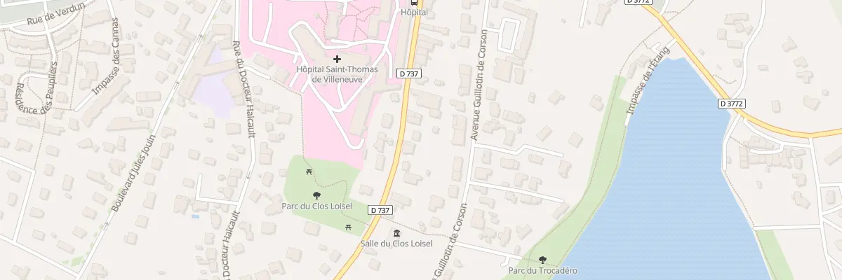 Plan du 25 Rue Hippolyte Fillioux à Bain-de-Bretagne
