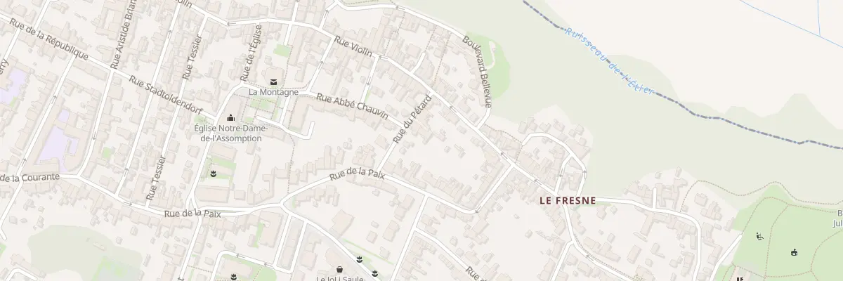 Plan du 7 Rue Pétard à La Montagne