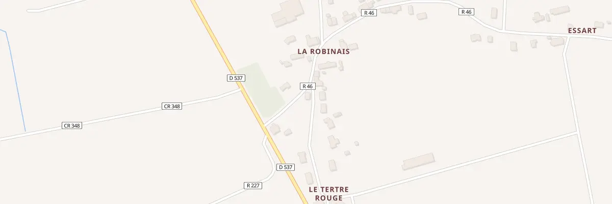 Plan du 2 La Robinais à Derval