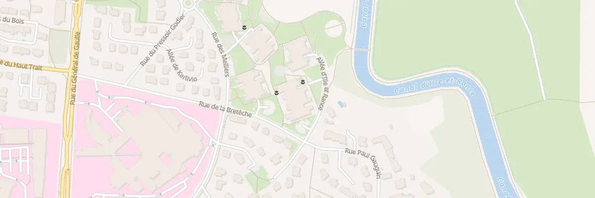 Plan du 3 All d’Ille et Rance à Saint-Grégoire