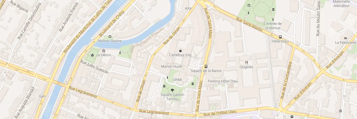 Plan du 36 Sq de la Rance à Rennes