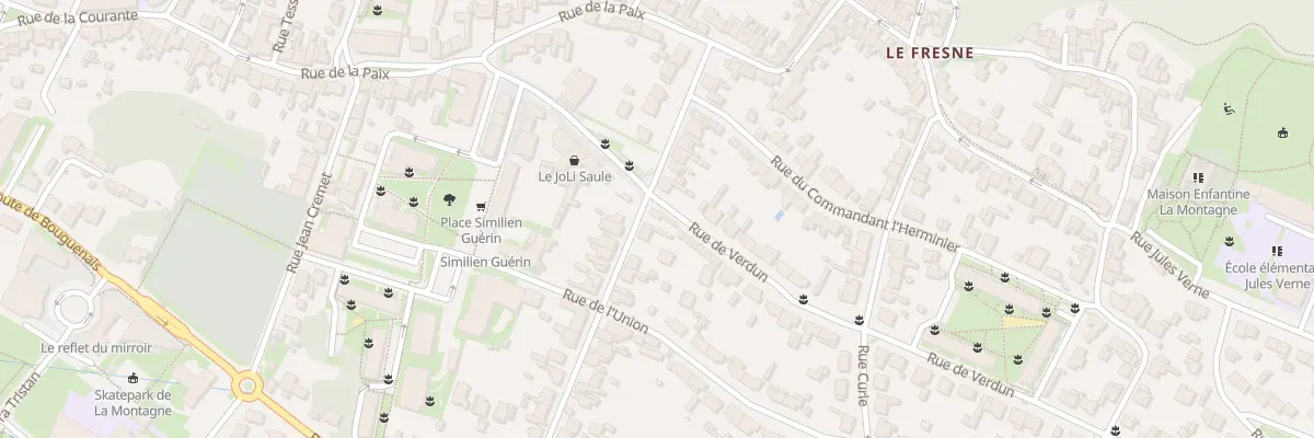 Plan du 17 Rue Pasteur à La Montagne
