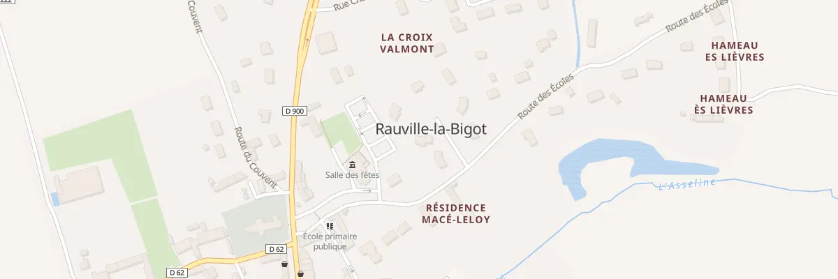 Plan du 6 Res Saint Hortaire à Rauville-la-Bigot