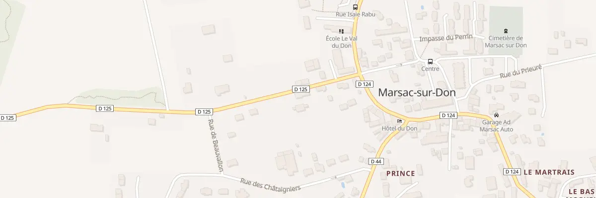 Plan du 6 Rue du Moulin de la Roche à Marsac-sur-Don