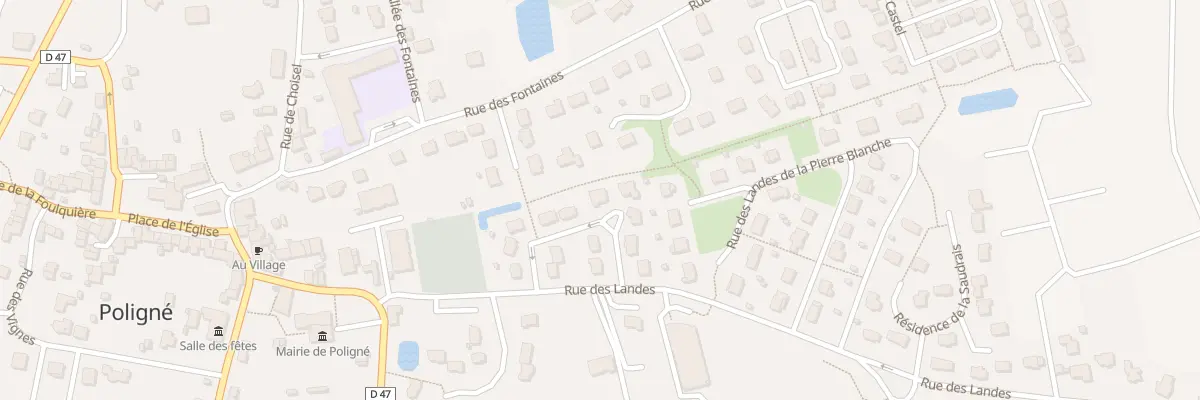 Plan du 6 Rue des Ajoncs à Poligné