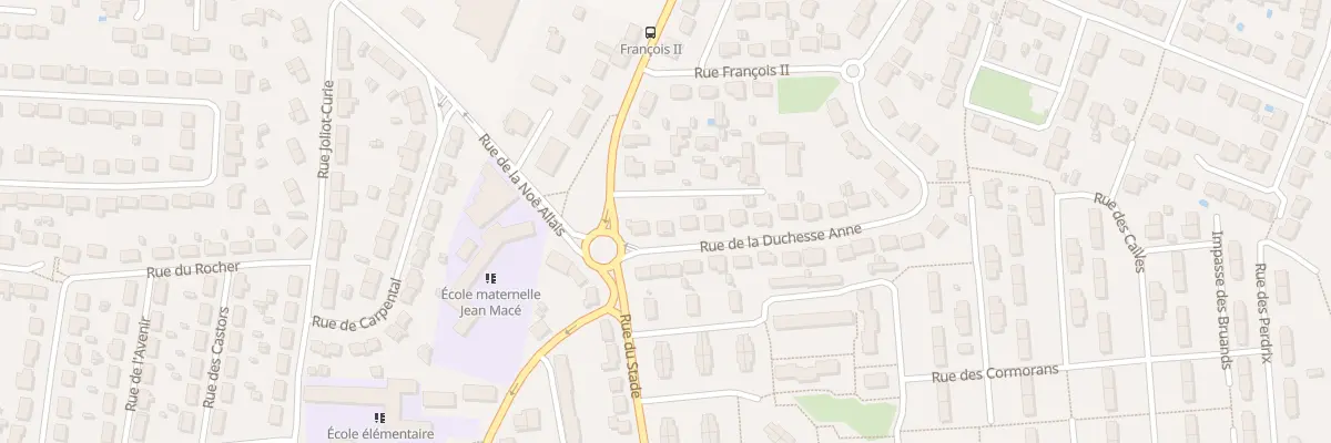 Plan du 3 Rue de la Duchesse Anne à Couëron