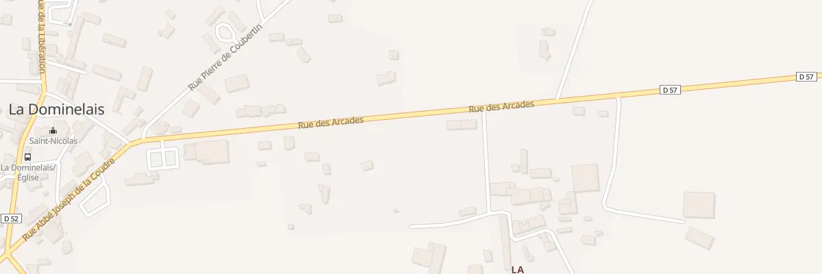 Plan du 13 Rue des Arcades à La Dominelais