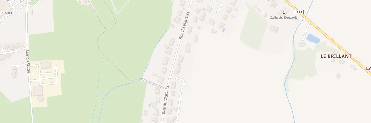 Plan du 131 Rue du Vignaud à Touvois