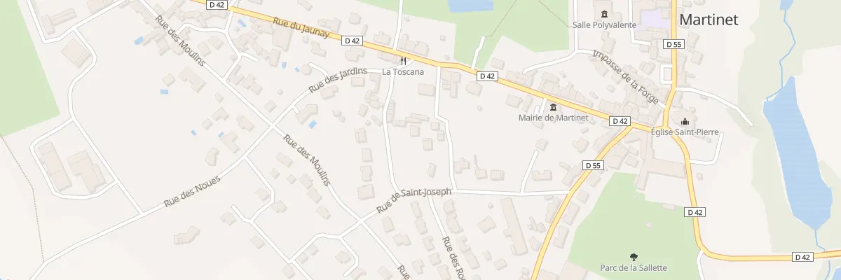 Plan du 2 Rue du Petit Bois à Martinet