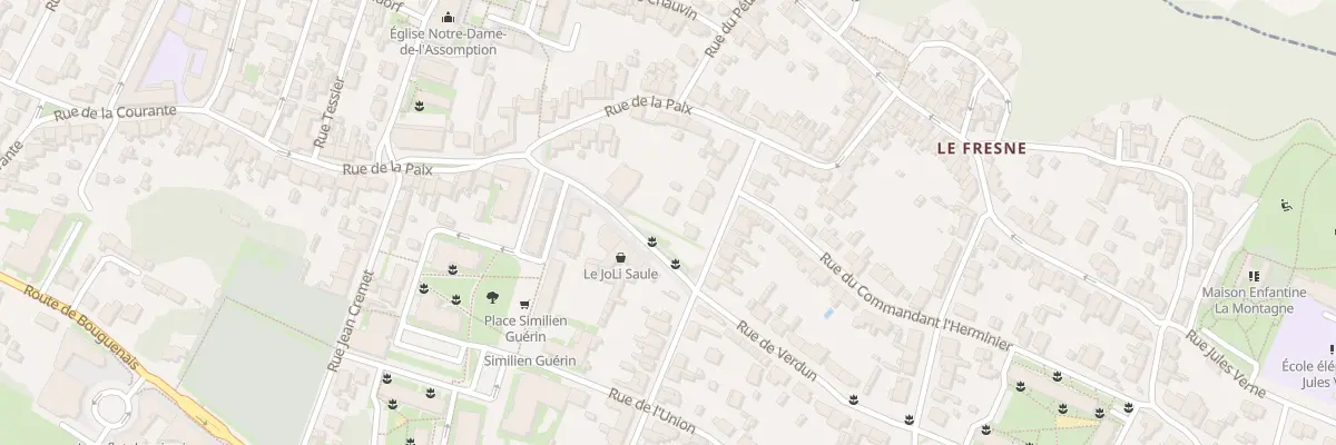 Plan du 10 Rue Pasteur à La Montagne