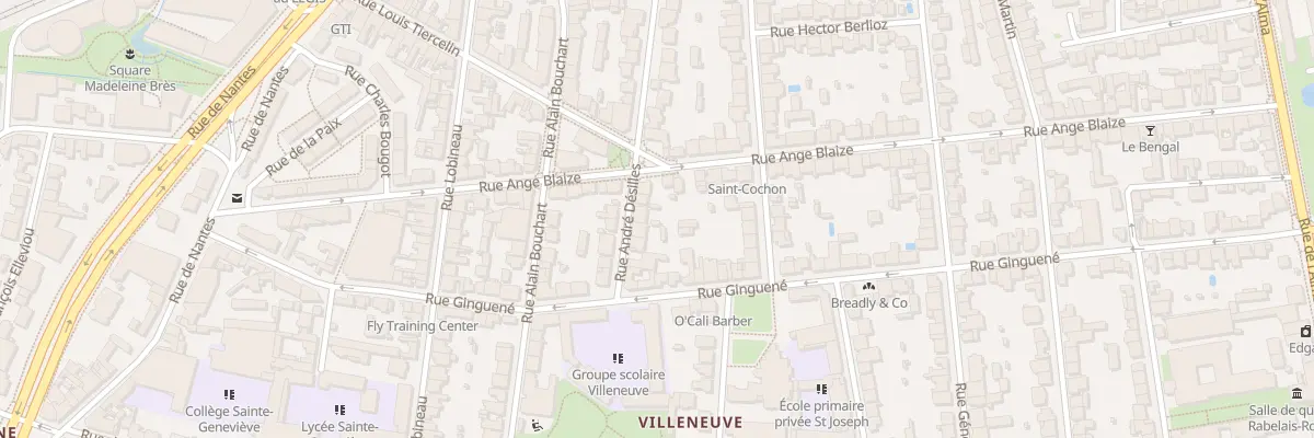 Plan du 31 Rue André Desilles à Rennes