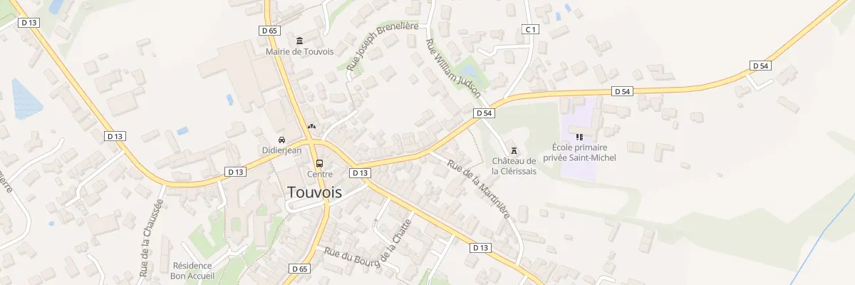 Plan du 23 Rue de la Foret à Touvois