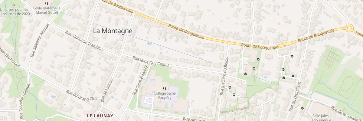 Plan du 10 Rue René Guy Cadou à La Montagne