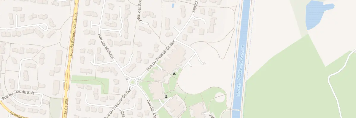Plan du 21 Rue du Pressoir Godier à Saint-Grégoire
