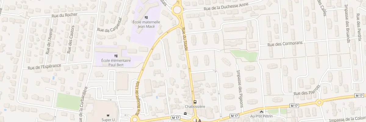 Plan du 17 Rue du Stade à Couëron