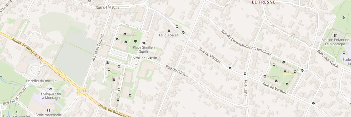 Plan du 20 Rue Pasteur à La Montagne