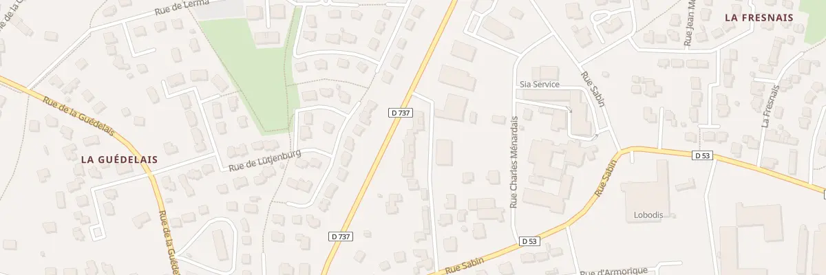 Plan du 30 Rue de Rennes à Bain-de-Bretagne