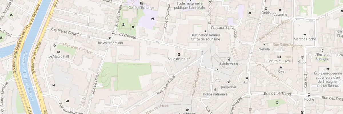 Plan du 9 Rue d’Echange à Rennes