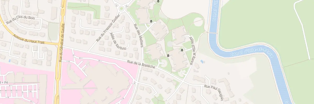 Plan du 11 Rue de la Bretèche à Saint-Grégoire
