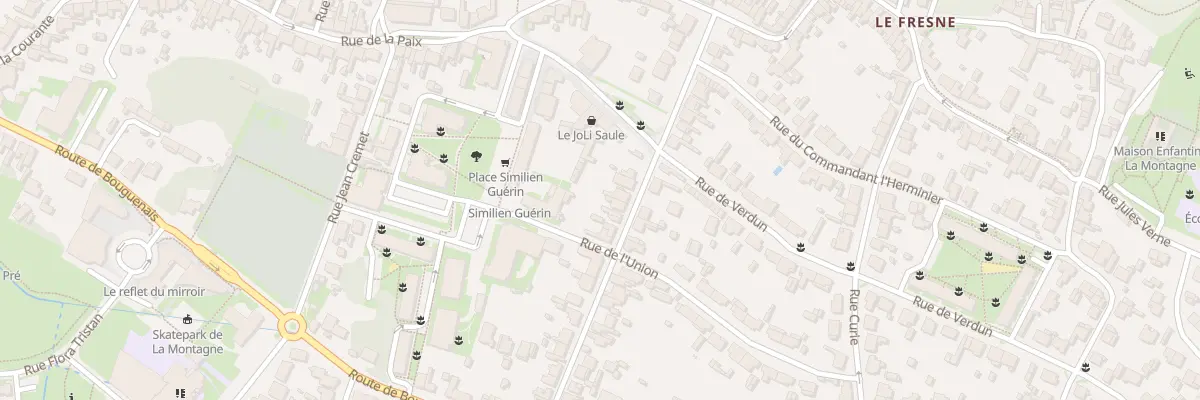 Plan du 18 Rue Pasteur à La Montagne