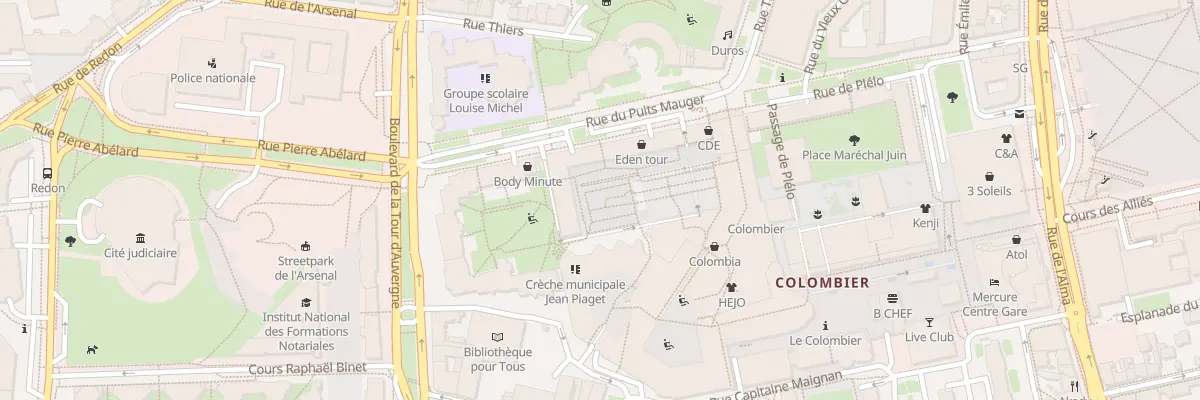 Plan du 14 Sq Général Koenig à Rennes