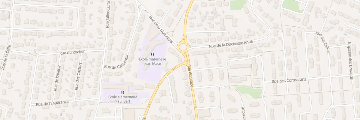 Plan du 25 Rue du Stade à Couëron