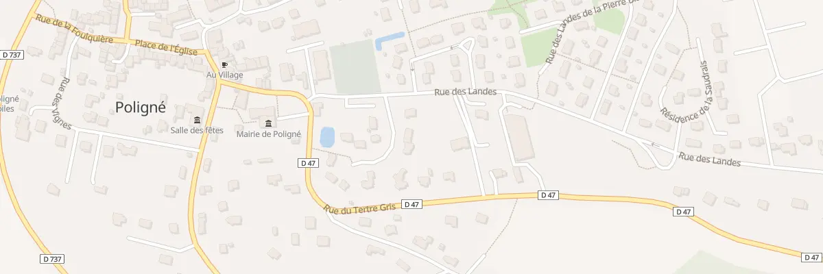 Plan du 3 Res du Tertre Gris à Poligné