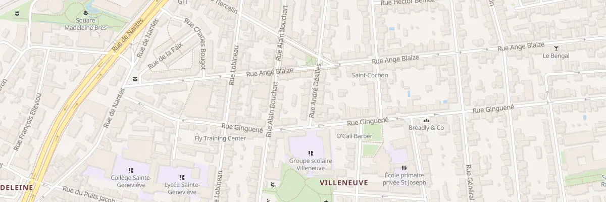Plan du 32 Rue André Desilles à Rennes