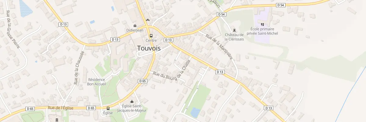 Plan du 10 Rue du Général Charette à Touvois