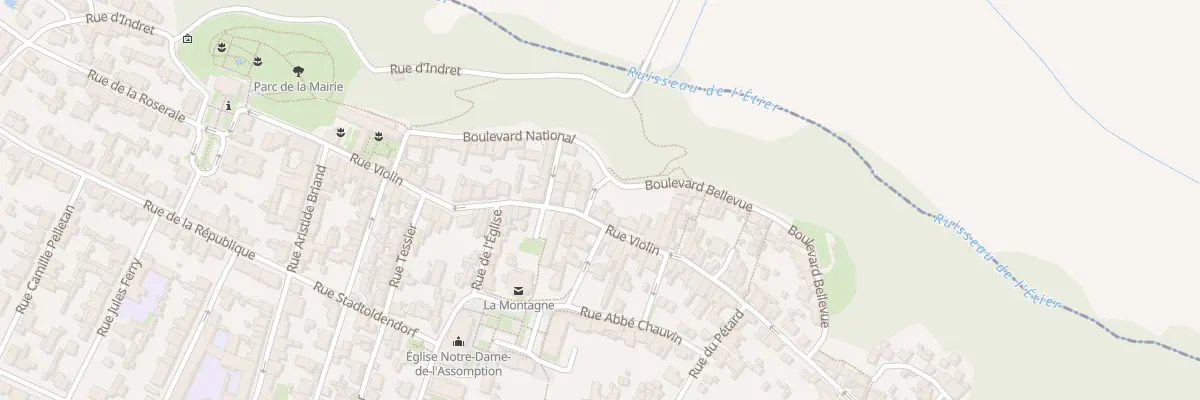 Plan du 58 Rue Violin à La Montagne