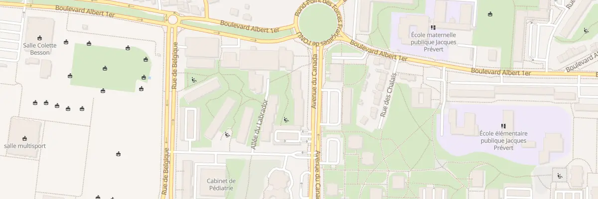 Plan du 10 Av du Canada à Rennes