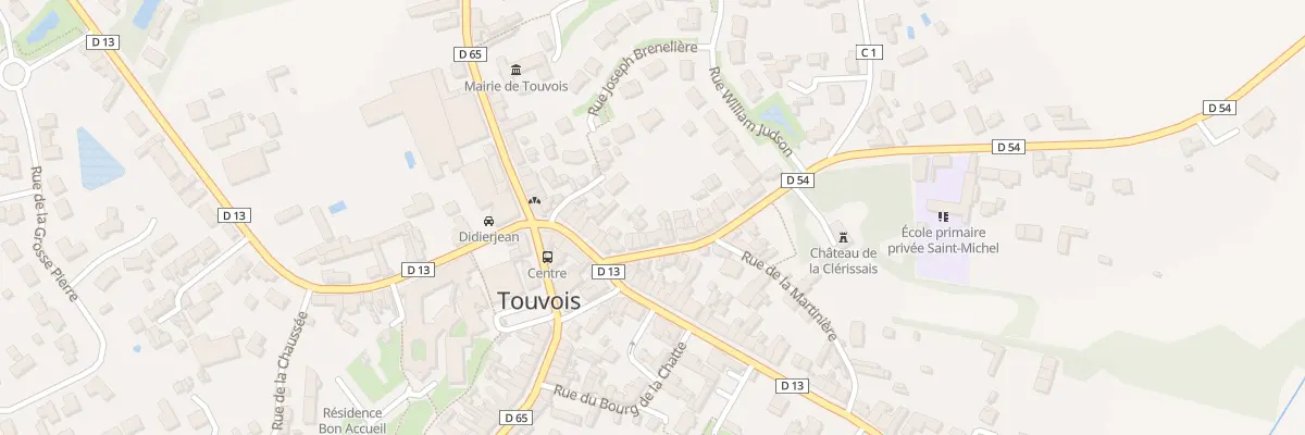 Plan du 9 Rue de la Foret à Touvois