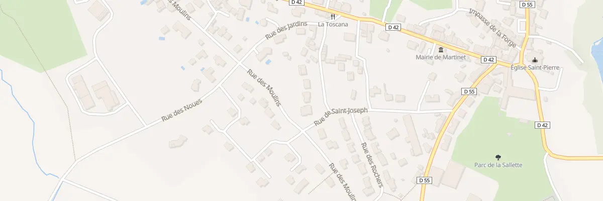 Plan du 3 Rue du Petit Bois à Martinet